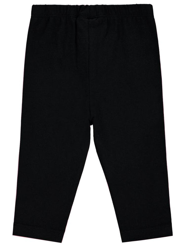 Civil Baby Düz Model Yan Dikişsiz 6-18 Ay Uzun Tayt - Siyah