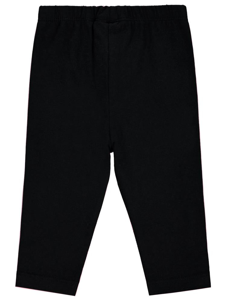 Civil Baby Düz Model Yan Dikişsiz 6-18 Ay Uzun Tayt - Siyah