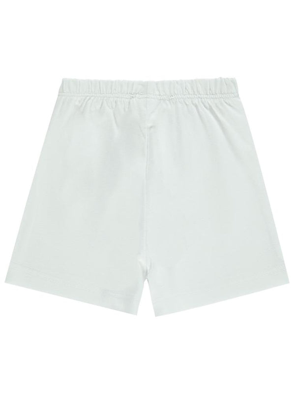 Civil Baby Yandan Dikişli 6-18 Ay Unisex Şort - Beyaz