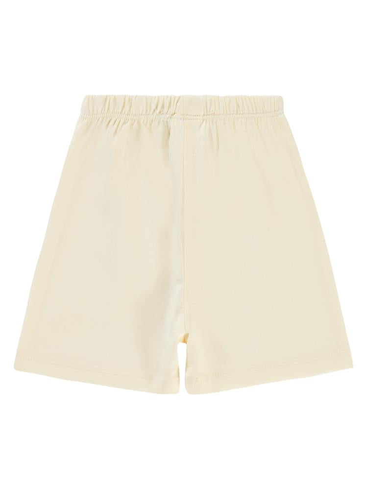 Civil Baby Yandan Dikişli 6-18 Ay Unisex Şort - Ekru