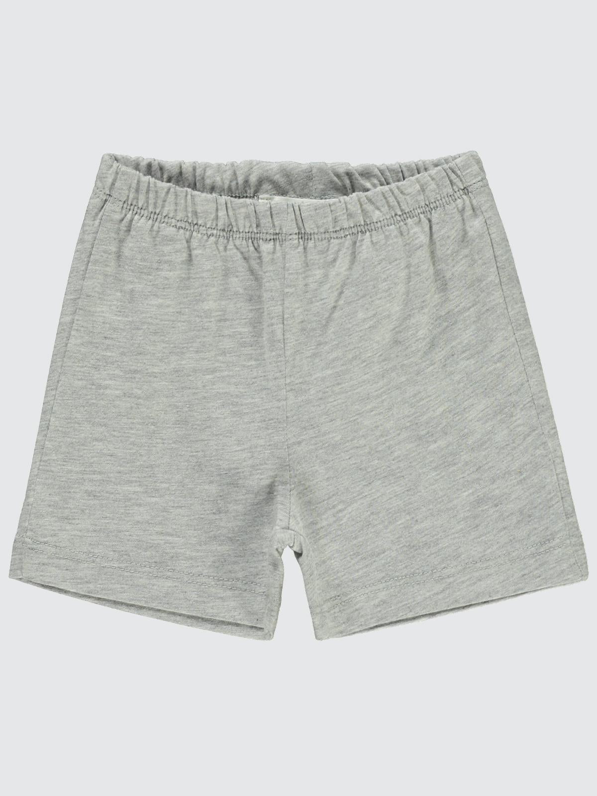 Civil Baby Yandan Dikişli 6-18 Ay Unisex Şort - Gri