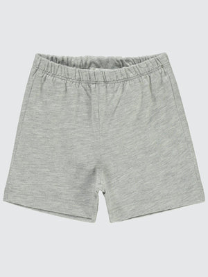 Civil Baby Yandan Dikişli 6-18 Ay Unisex Şort - Gri