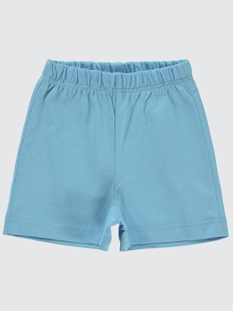 Civil Baby Yandan Dikişli 6-18 Ay Unisex Şort - Mavi