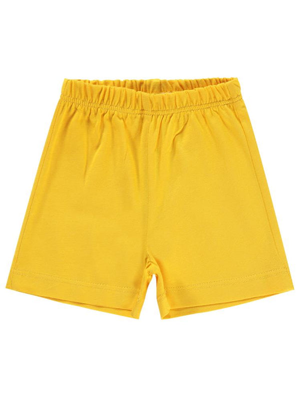 Civil Baby Yandan Dikişli 6-18 Ay Unisex Şort - Sarı