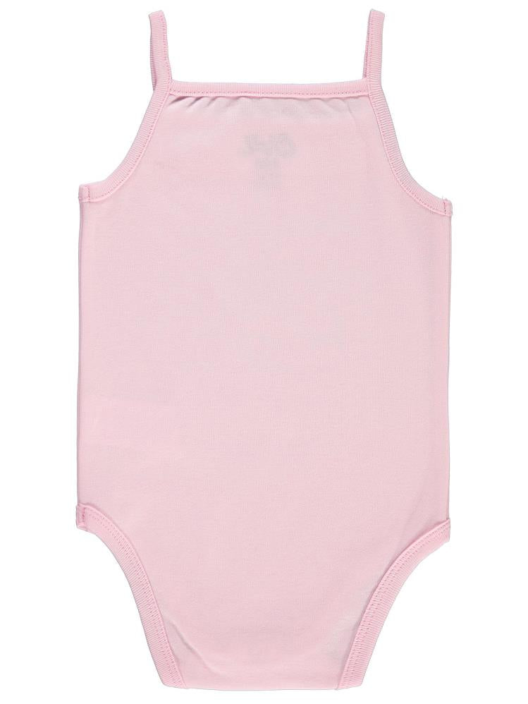 Civil Baby İp Askılı Dantelli 12-18 Ay Kız Çıtçıtlı Badi - Pembe
