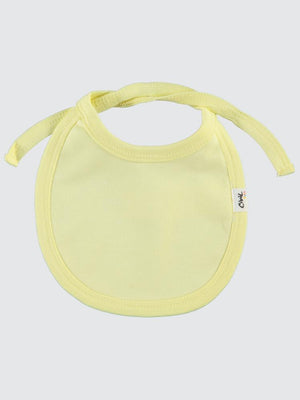 Civil Baby İnterlok Arkadan Bağlamalı Unisex Mama Önlük - Sarı