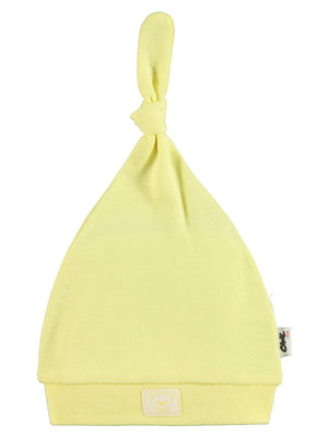 Civil Baby Ayıcık Kafası Tepeden Bağlamalı Unisex Bere - Sarı