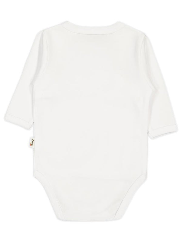 Civil Baby Renkli Kumaş 1-6 Ay Unisex Zıbın Badi - Ekru