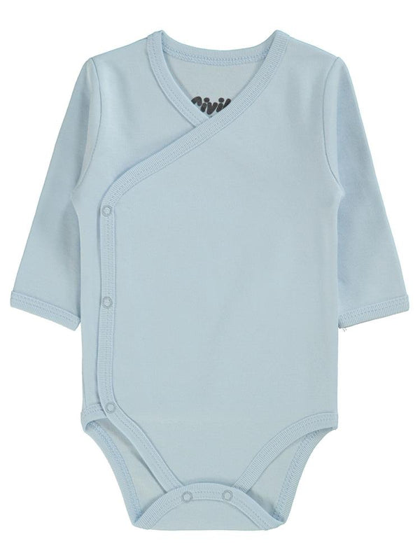 Civil Baby Renkli Kumaş 1-6 Ay Unisex Zıbın Badi - Mavi