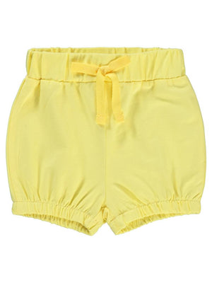 Civil Baby Paça Lastikli 6-18 Ay Kız Şort - Sarı