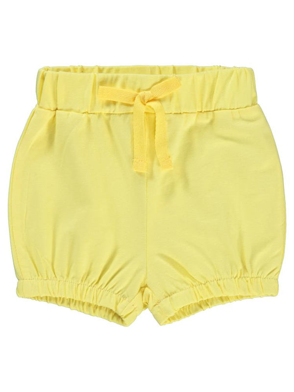 Civil Baby Paça Lastikli 6-18 Ay Kız Şort - Sarı