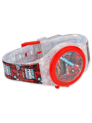 Spiderman Frocx Lisanslı Led Işıklı Dijital Kol Saati