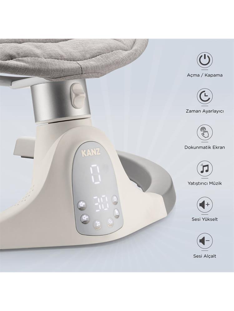 Kanz Flamingo Elektrikli Ana Kucağı - Gri