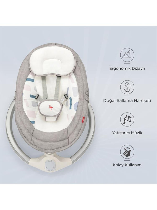 Kanz Flamingo Elektrikli Ana Kucağı - Gri