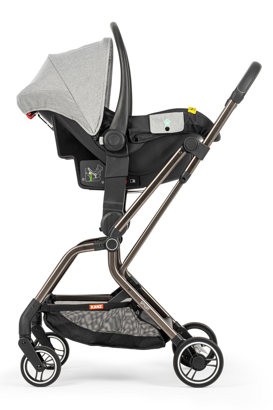 Kanz Smart Travel Sistem Bebek Arabası - Gri