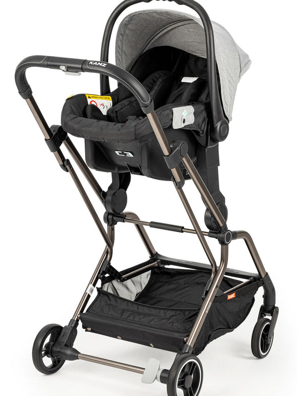 Kanz Smart Travel Sistem Bebek Arabası - Gri