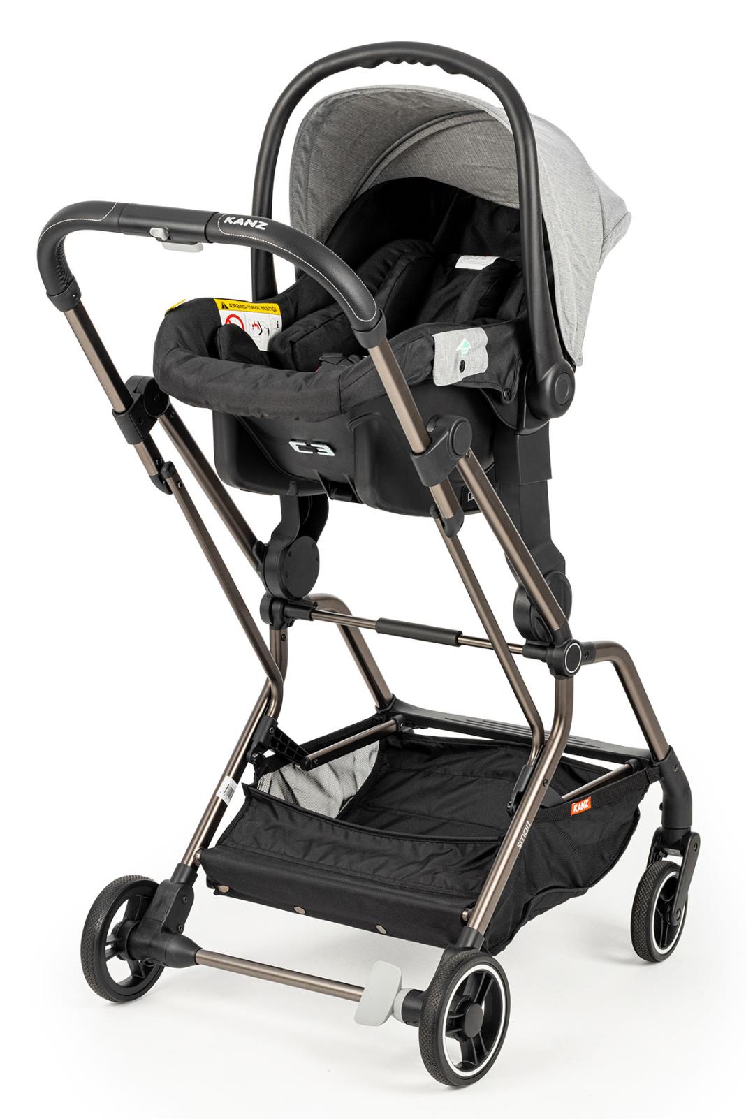 Kanz Smart Travel Sistem Bebek Arabası - Gri