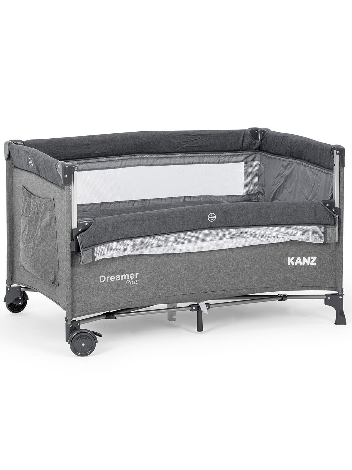 Kanz Dreamer Plus Anne Yanı Oyun Parkı 70x120 Cm - Gri
