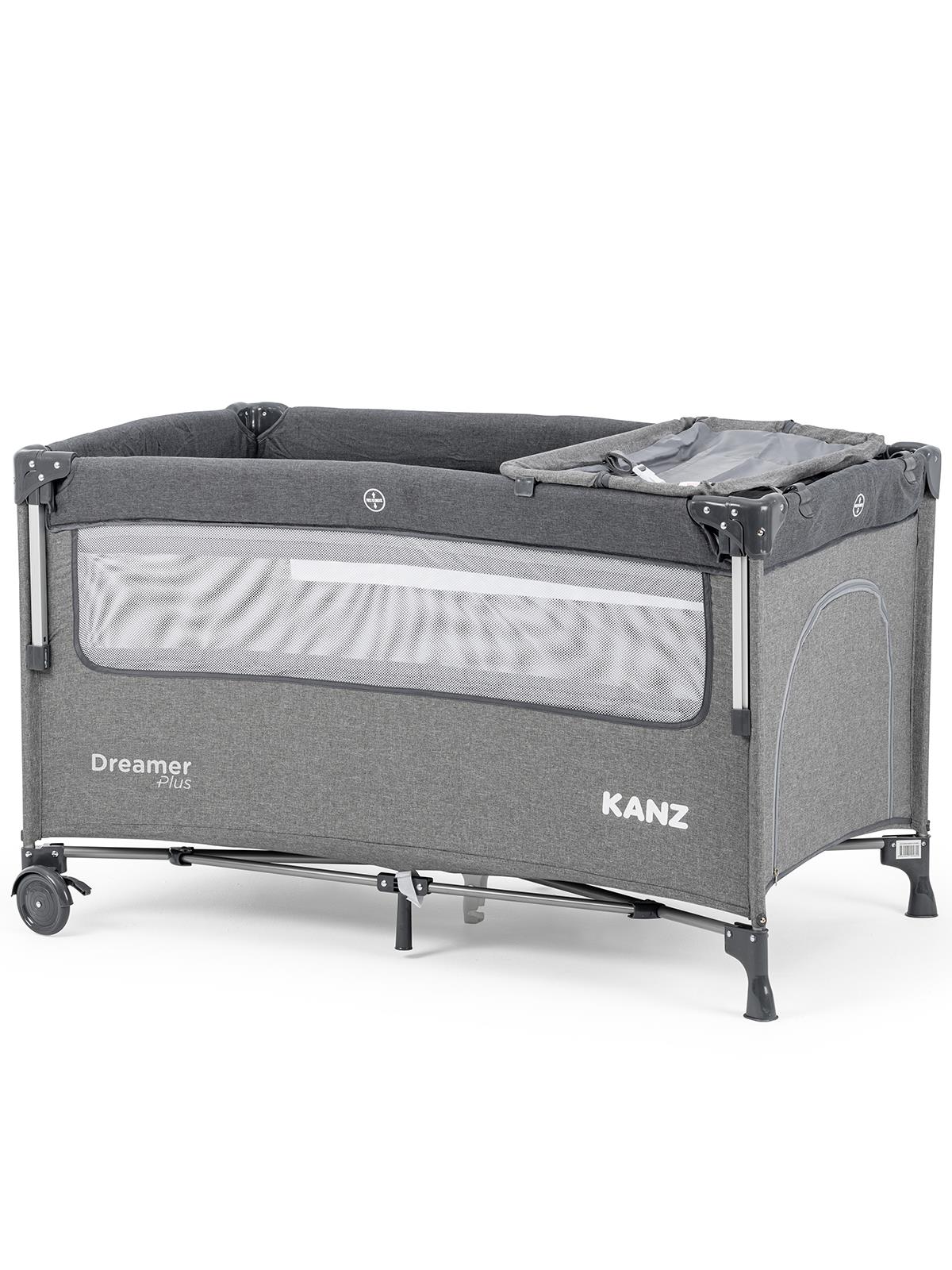 Kanz Dreamer Plus Anne Yanı Oyun Parkı 70x120 Cm - Gri