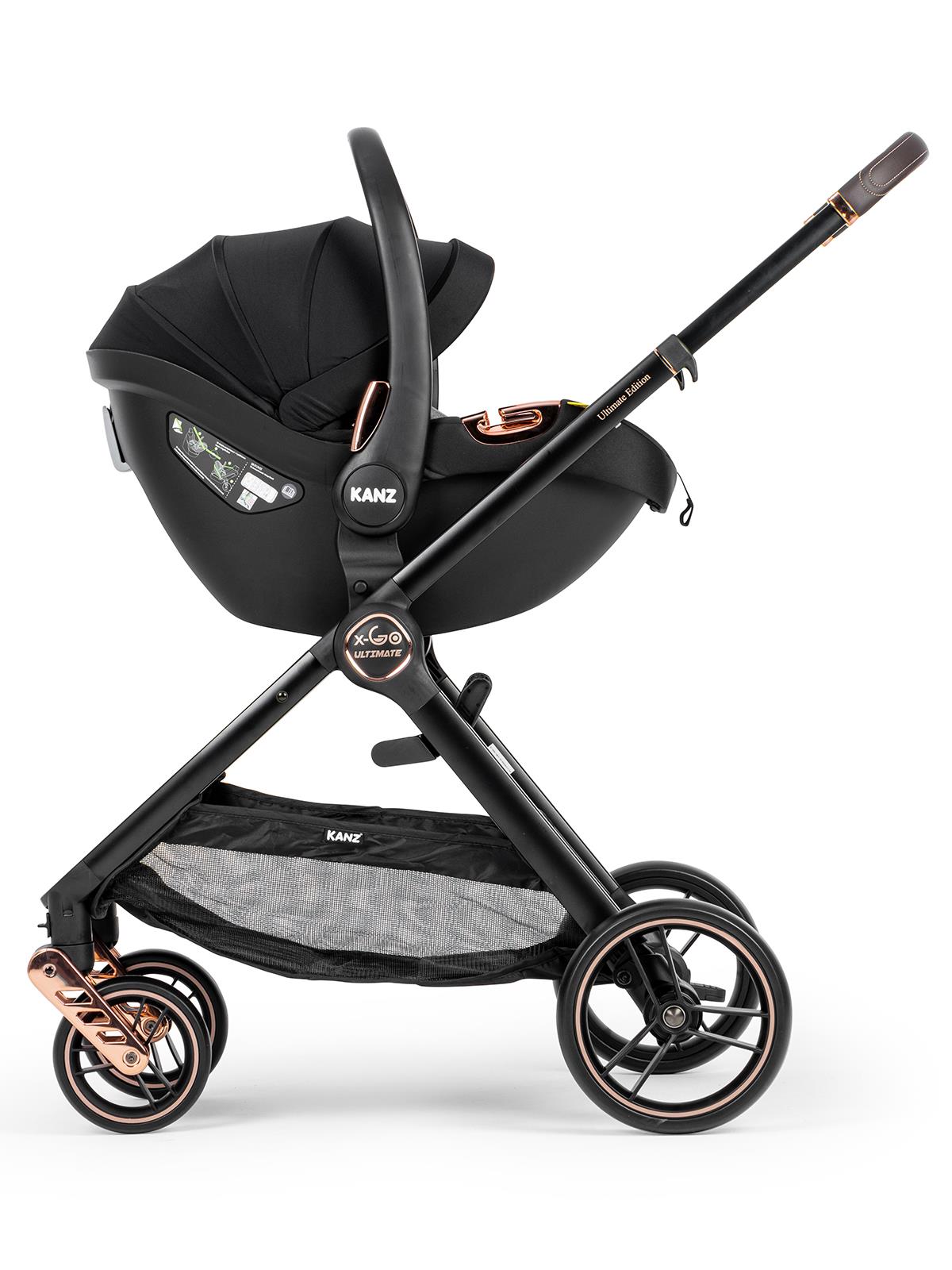 Kanz X-Go Ultimate Travel Sistem Bebek Arabası  - Gri