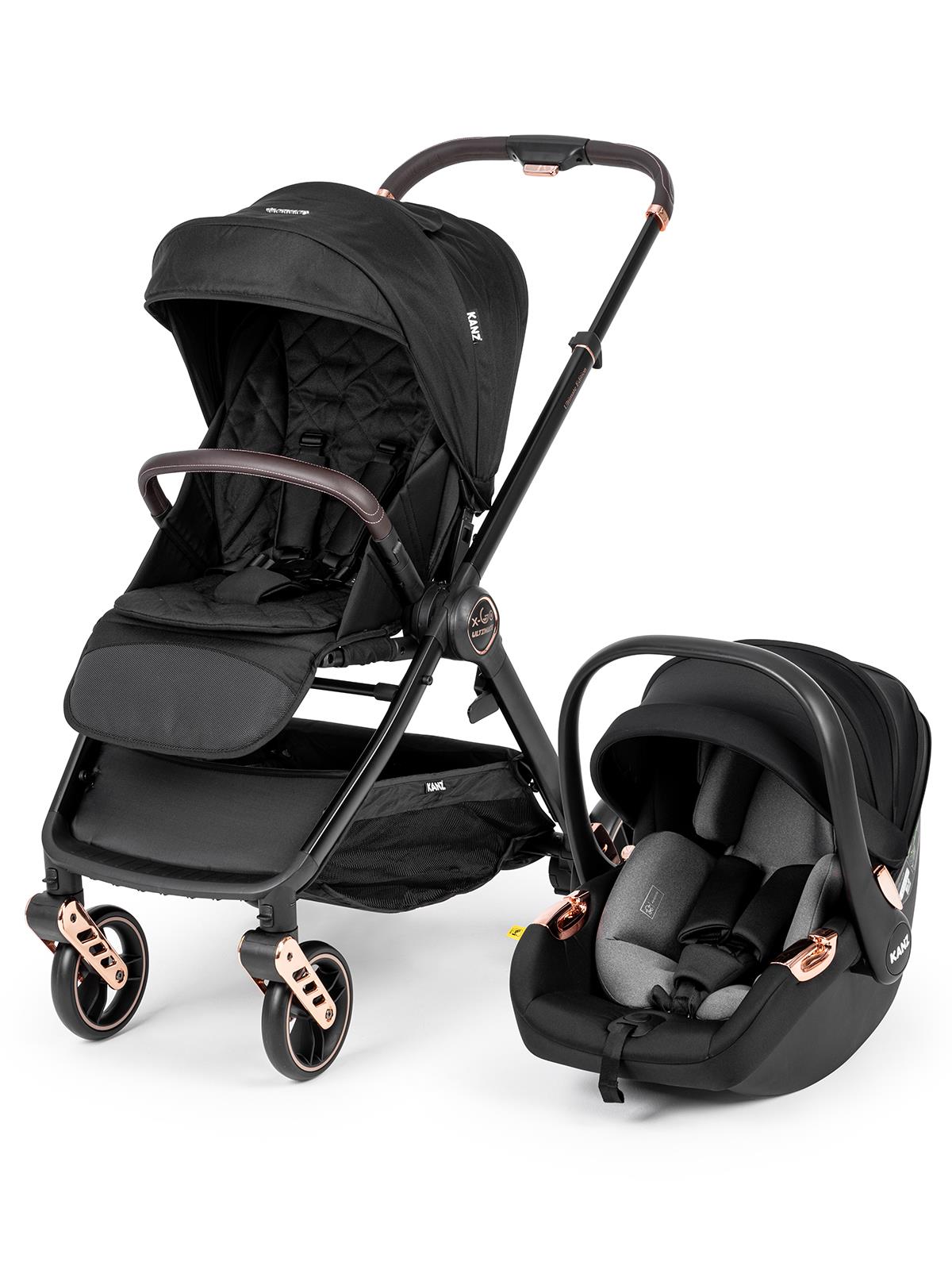 Kanz X-Go Ultimate Travel Sistem Bebek Arabası  - Gri