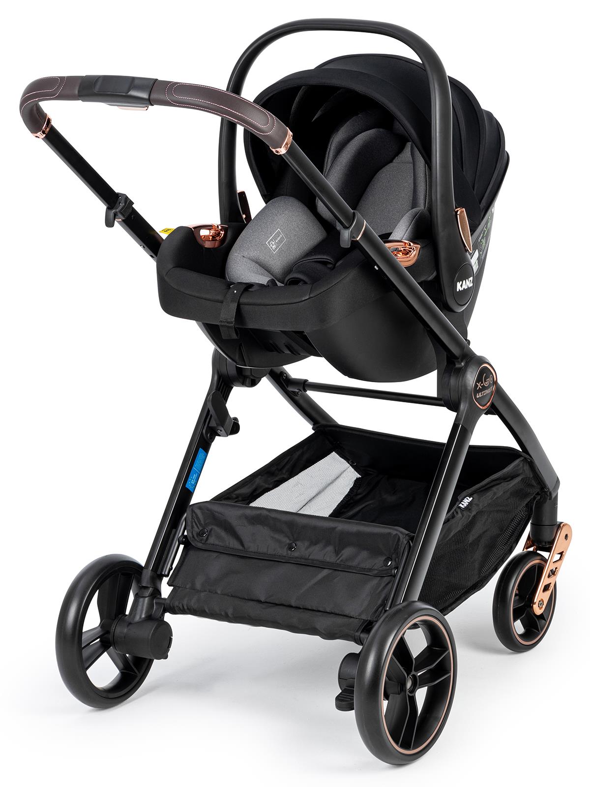 Kanz X-Go Ultimate Travel Sistem Bebek Arabası  - Gri
