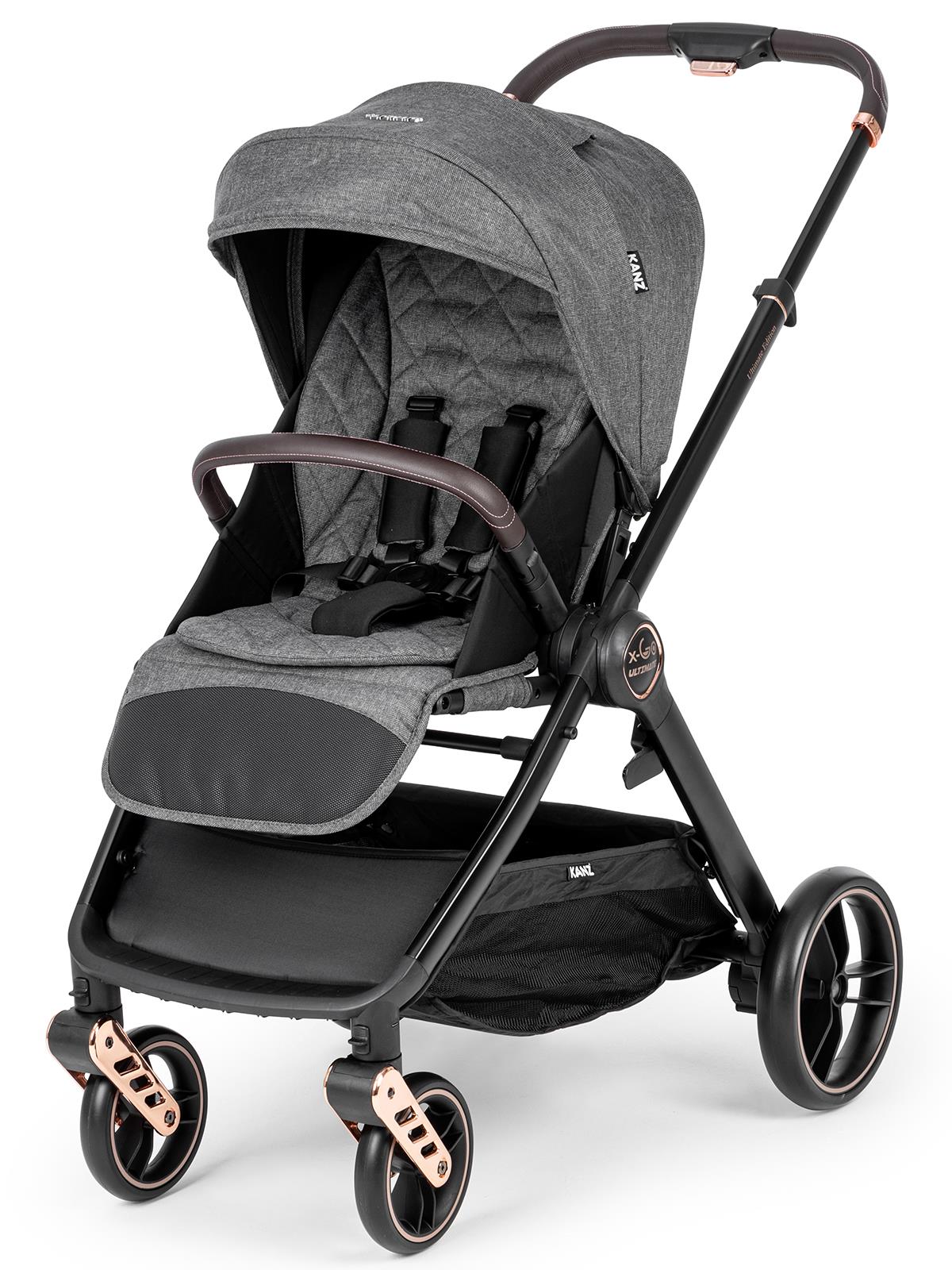 Kanz X-Go Ultimate Travel Sistem Bebek Arabası  - Gri