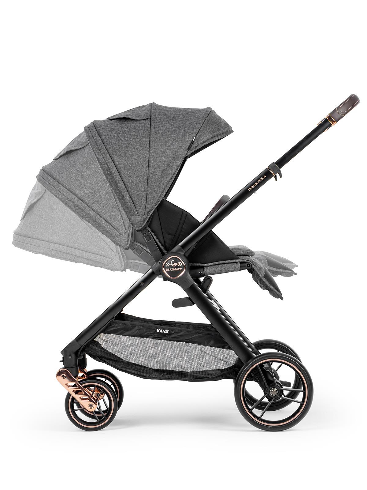 Kanz X-Go Ultimate Travel Sistem Bebek Arabası  - Gri