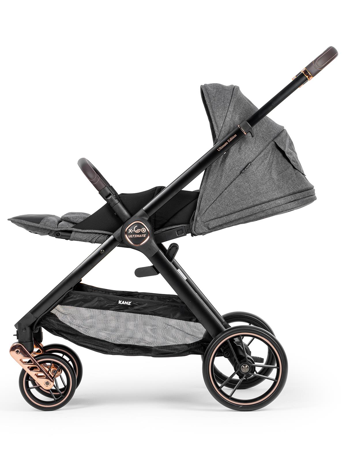Kanz X-Go Ultimate Travel Sistem Bebek Arabası  - Gri