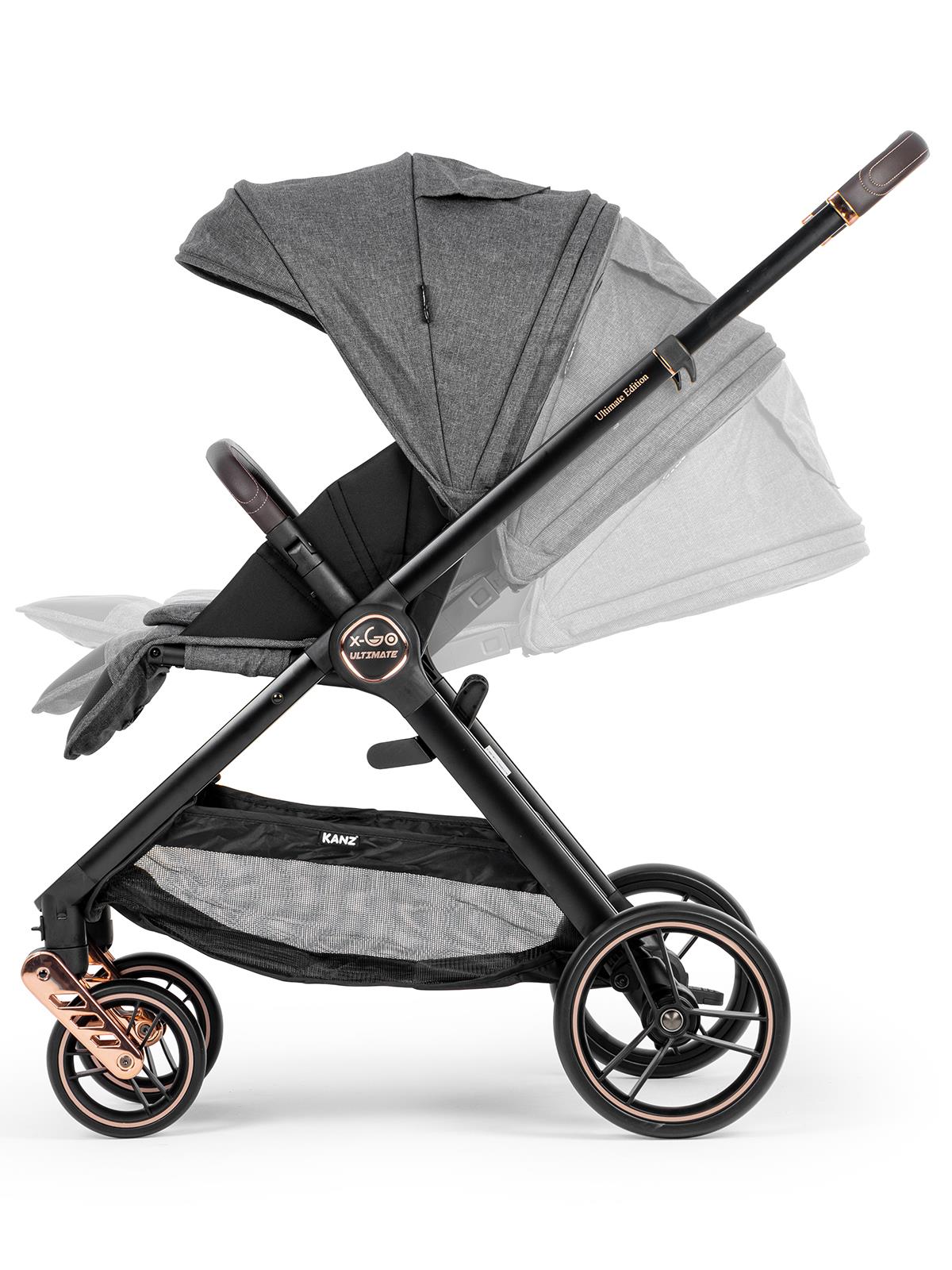 Kanz X-Go Ultimate Travel Sistem Bebek Arabası  - Gri