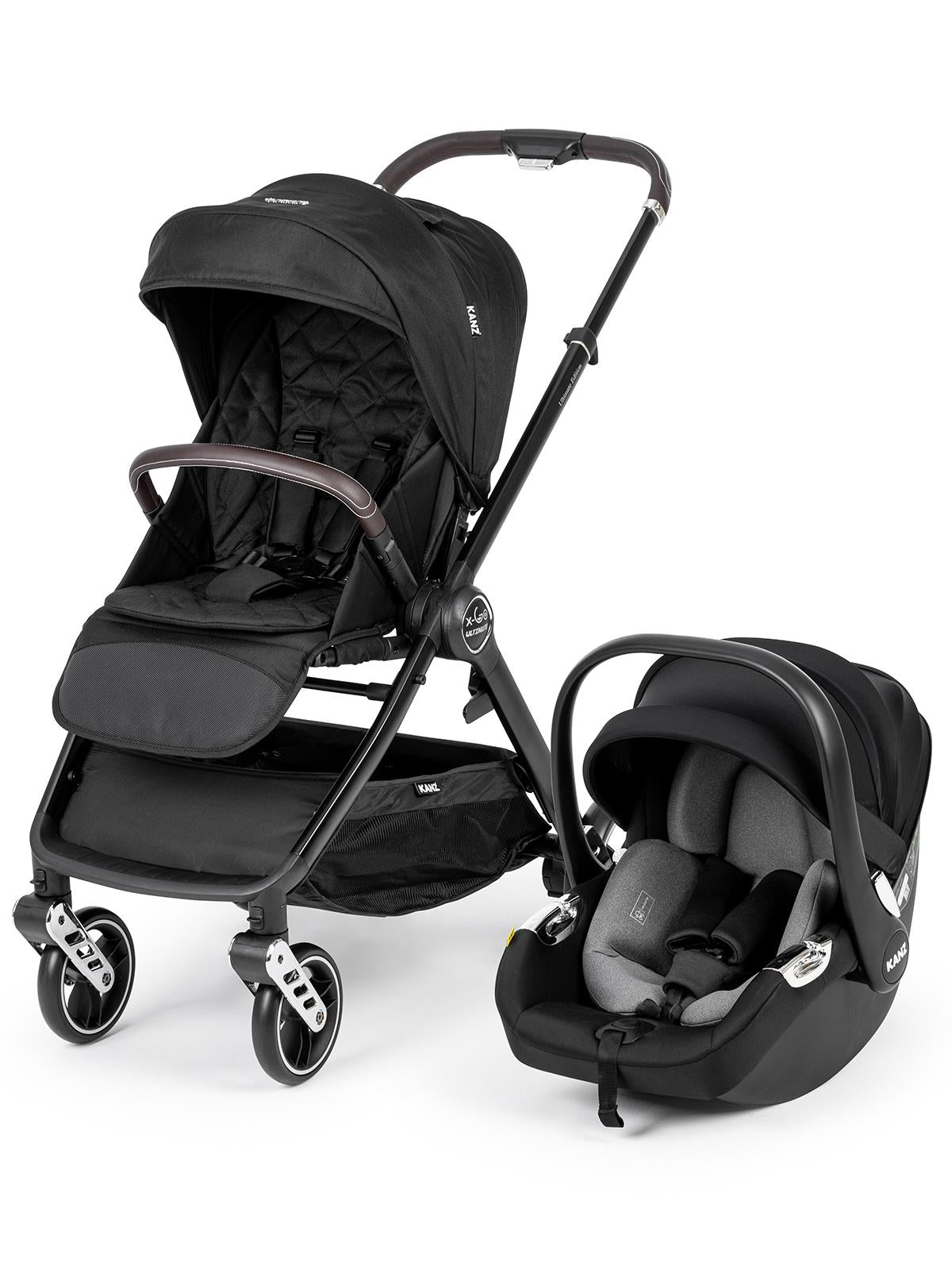 Kanz X-Go Ultimate Travel Sistem Bebek Arabası  - Gri