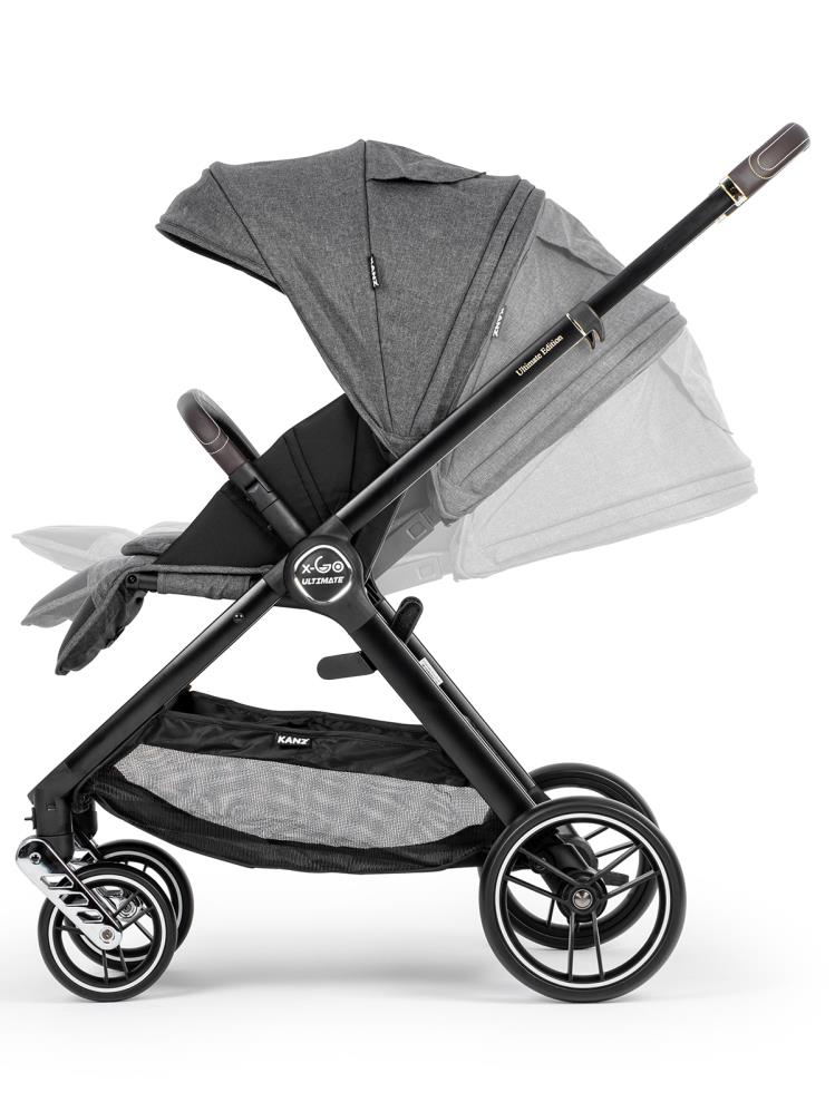 Kanz X-Go Ultimate Travel Sistem Bebek Arabası  - Gri
