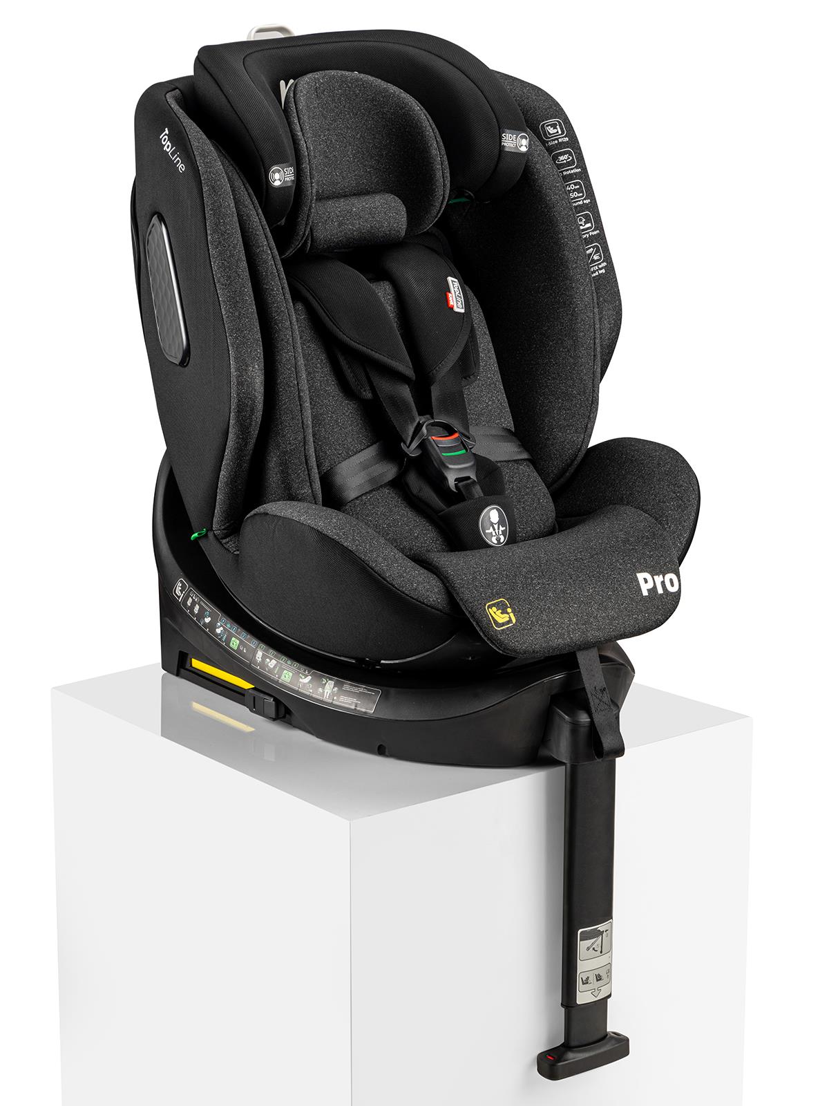 Kanz Topline Pro Oto Koltuğu 0-36 Kg - Siyah