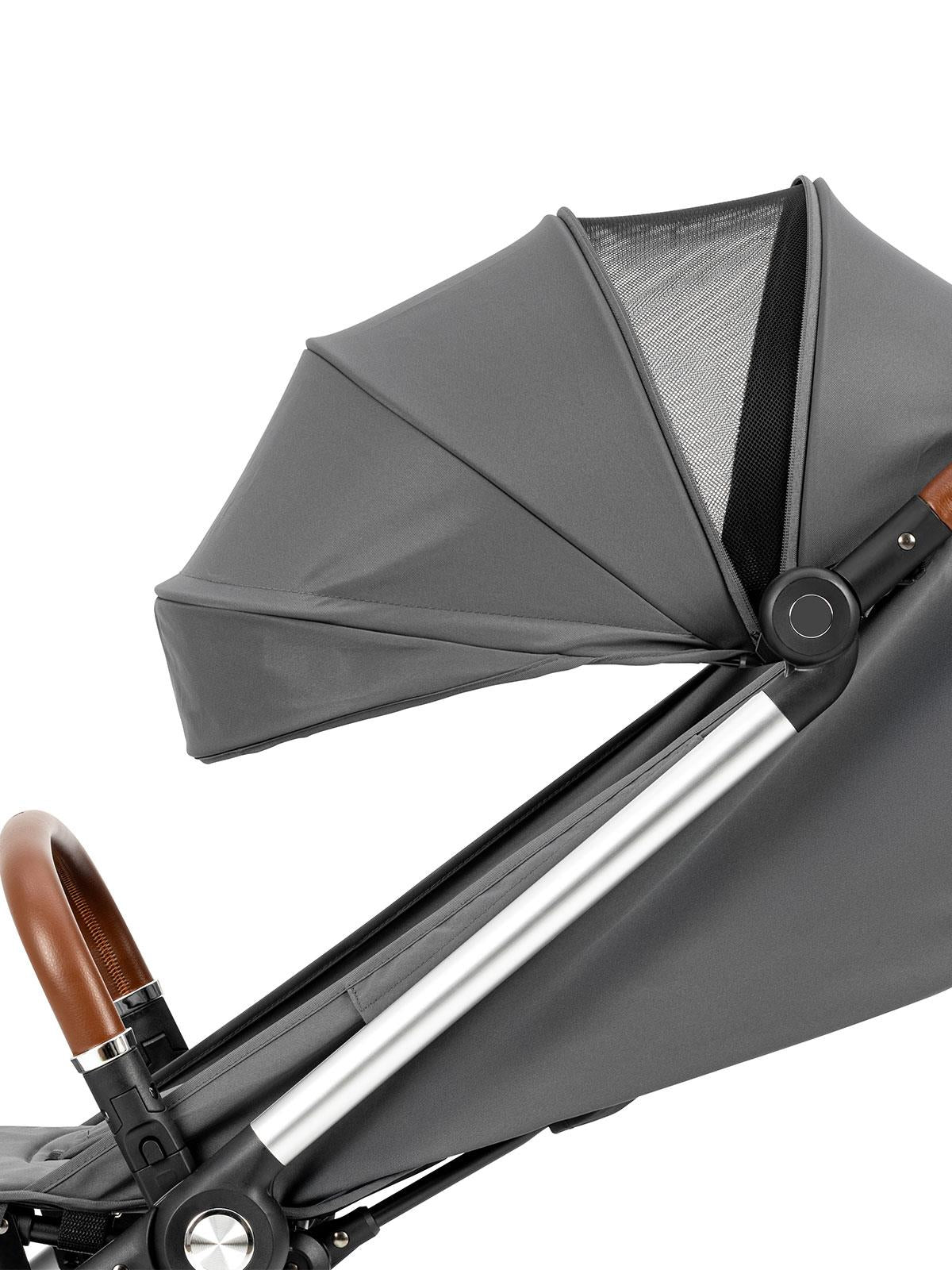 Kanz Fox Kabin Boy Bebek Arabası - Gri