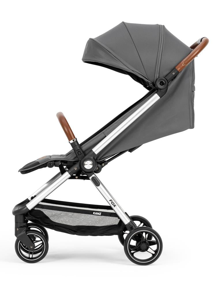 Kanz Fox Kabin Boy Bebek Arabası - Gri