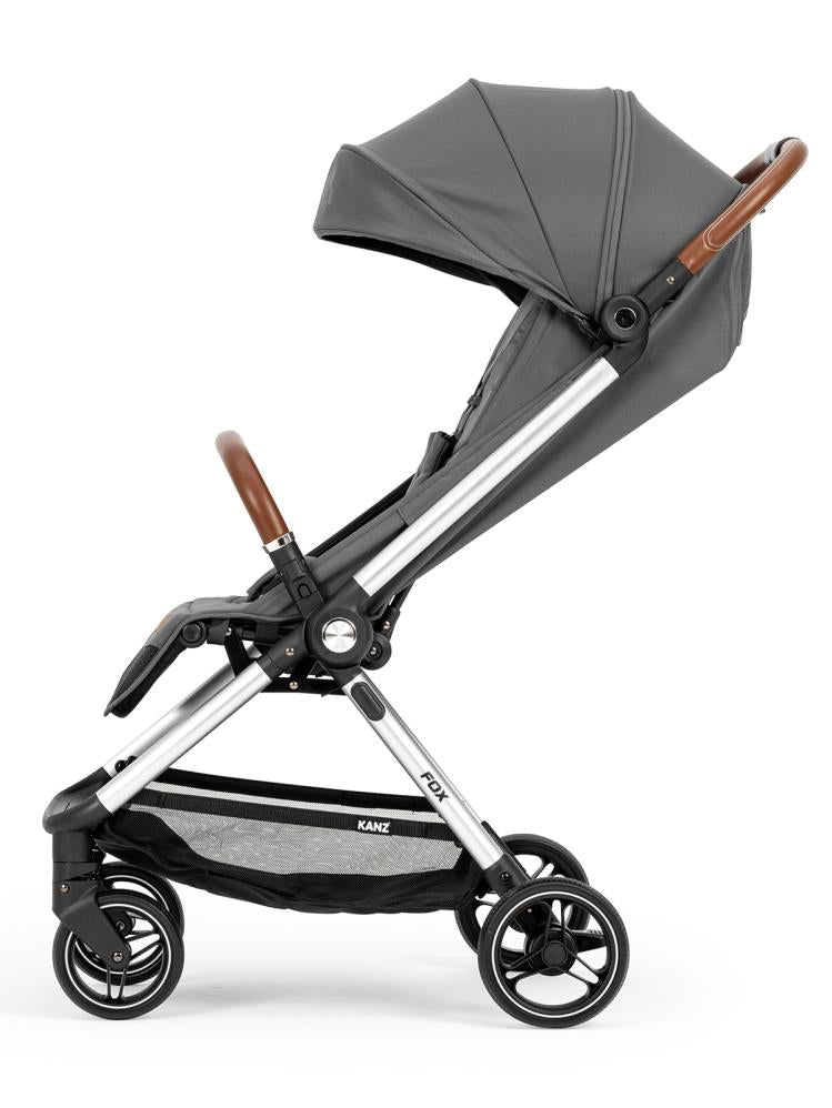 Kanz Fox Kabin Boy Bebek Arabası - Gri