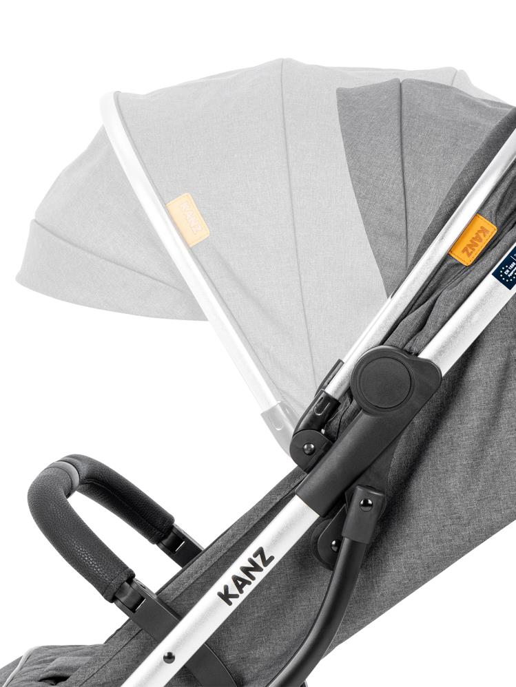 Kanz Fgo2 Kabin Boy Bebek Arabası - Gri