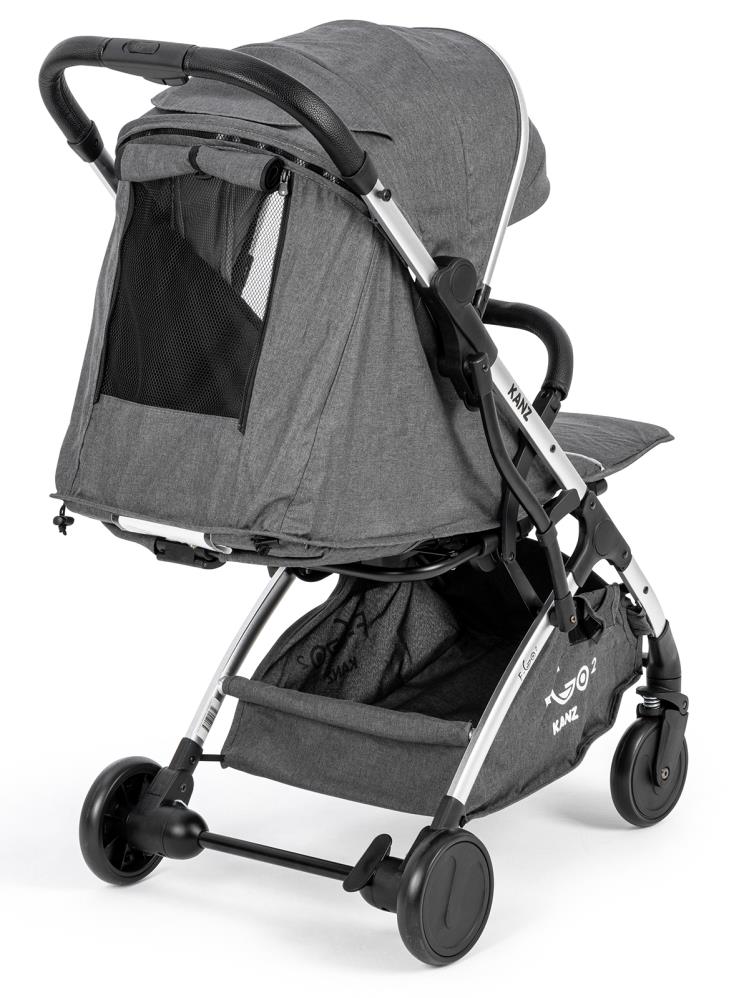 Kanz Fgo2 Kabin Boy Bebek Arabası - Gri