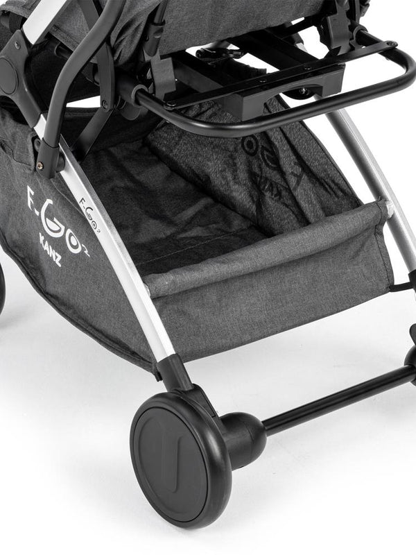 Kanz Fgo2 Kabin Boy Bebek Arabası - Gri
