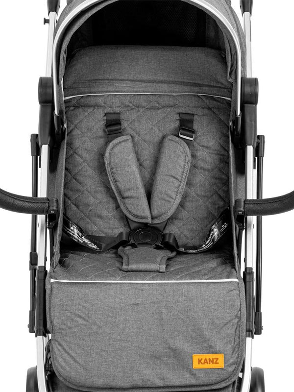 Kanz Fgo2 Kabin Boy Bebek Arabası - Gri
