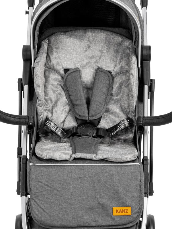 Kanz Fgo2 Kabin Boy Bebek Arabası - Gri