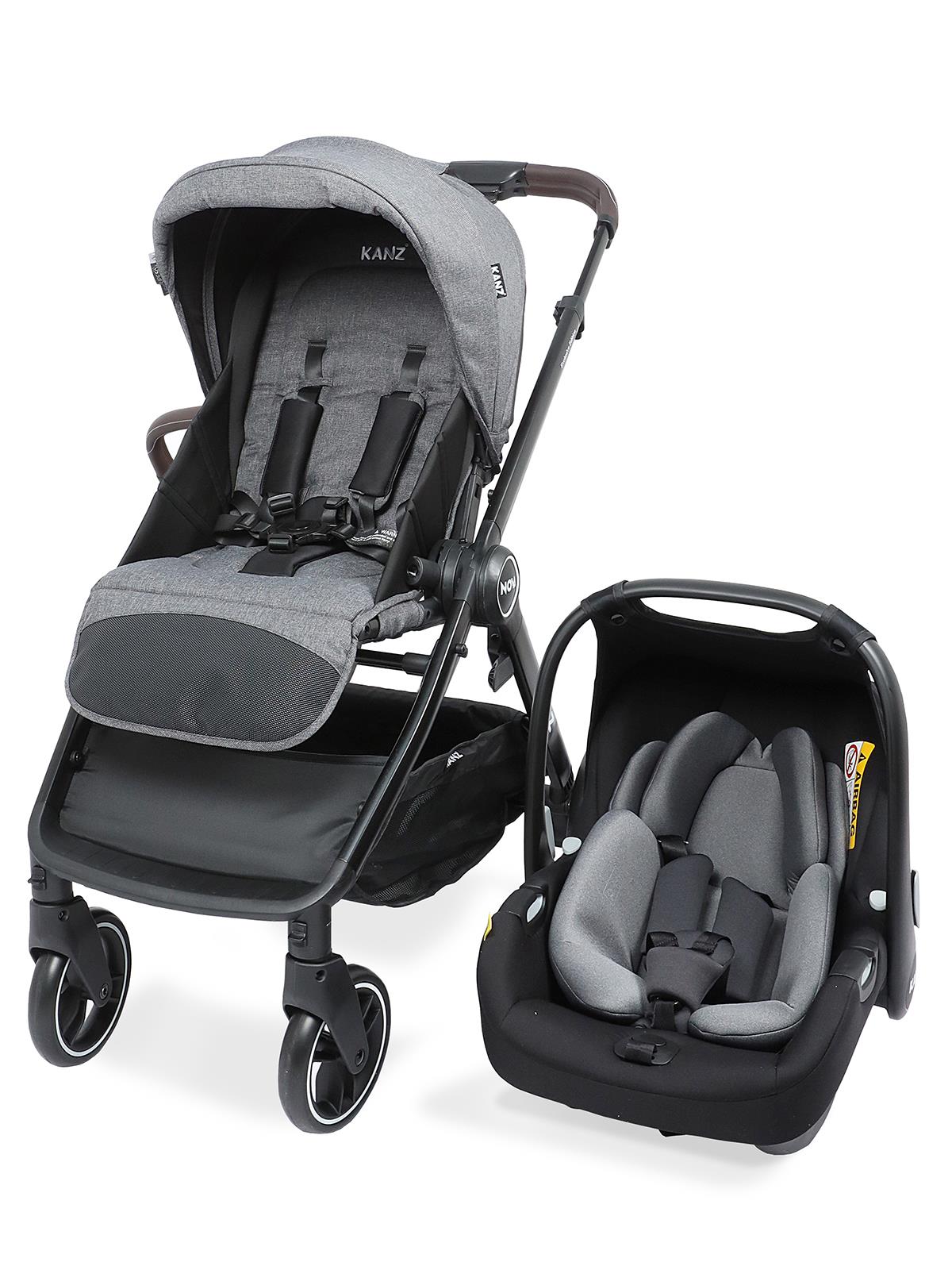 Kanz Nova Travel Sistem Bebek Arabası - Gri