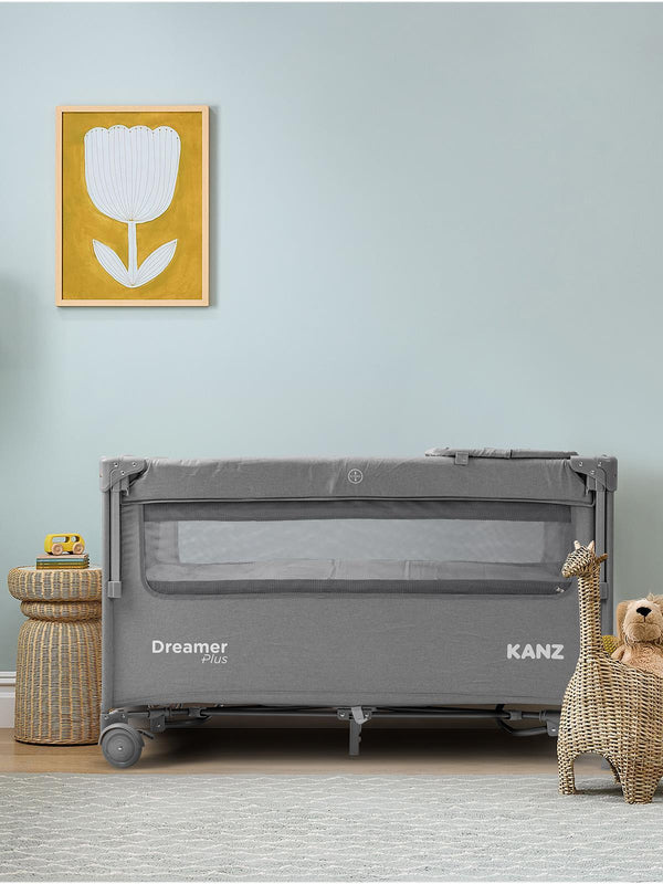 Kanz Dreamer Plus Anne Yanı Oyun Parkı 70x120 Cm - Gri