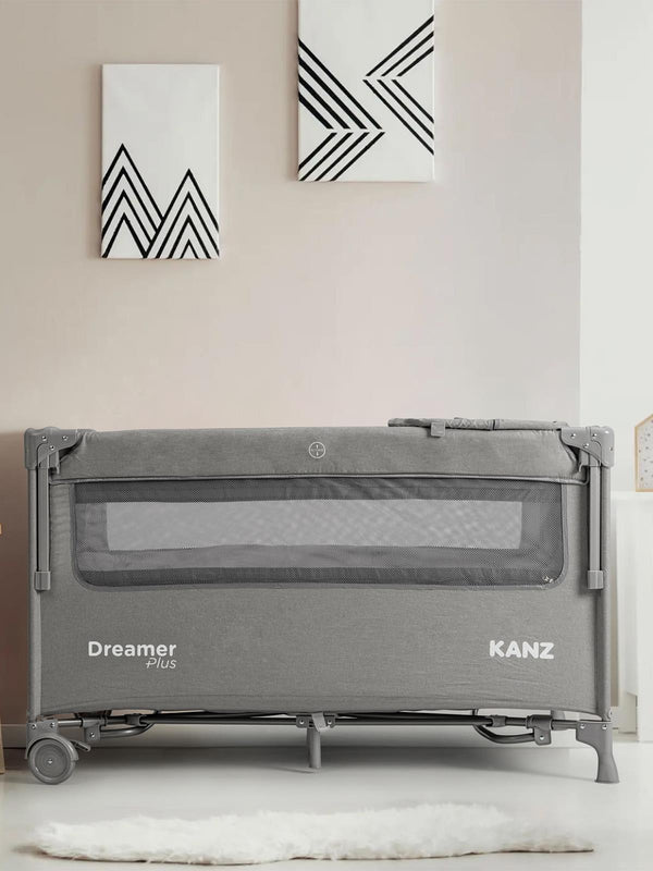 Kanz Dreamer Plus Anne Yanı Oyun Parkı 70x120 Cm - Gri