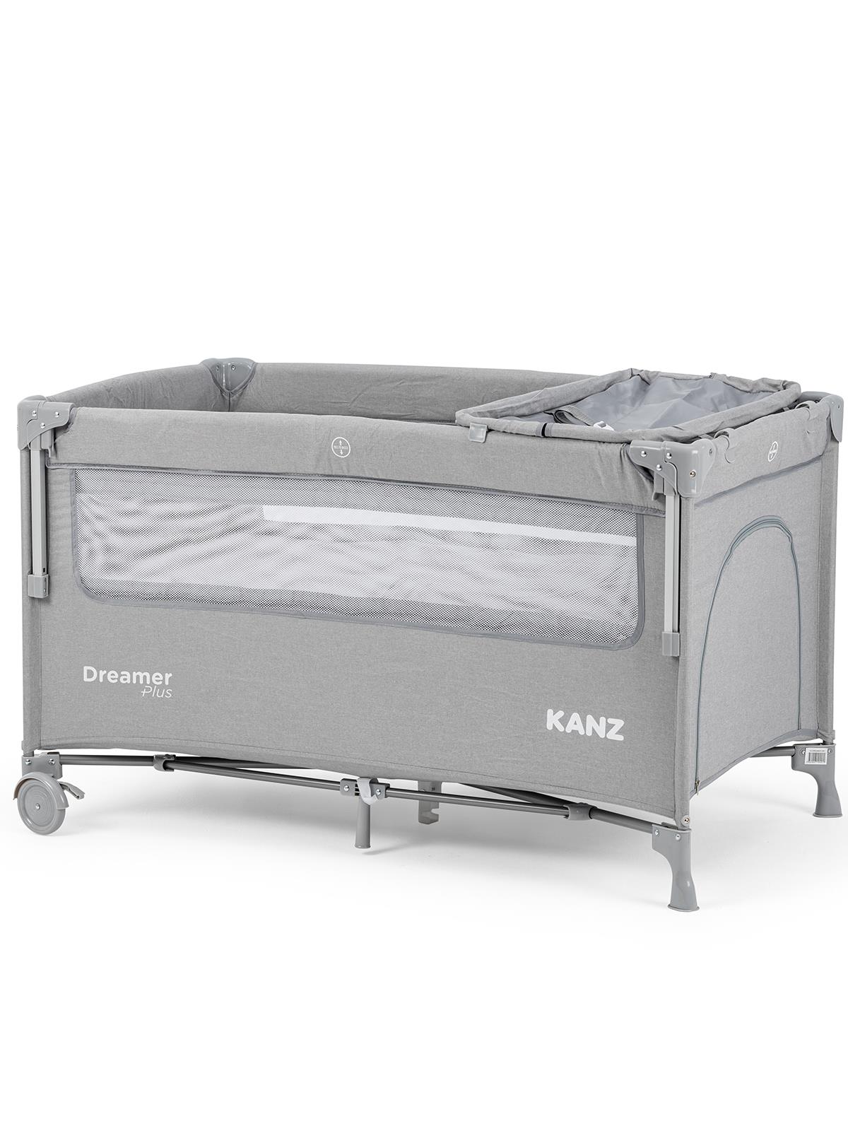 Kanz Dreamer Plus Anne Yanı Oyun Parkı 70x120 Cm - Gri