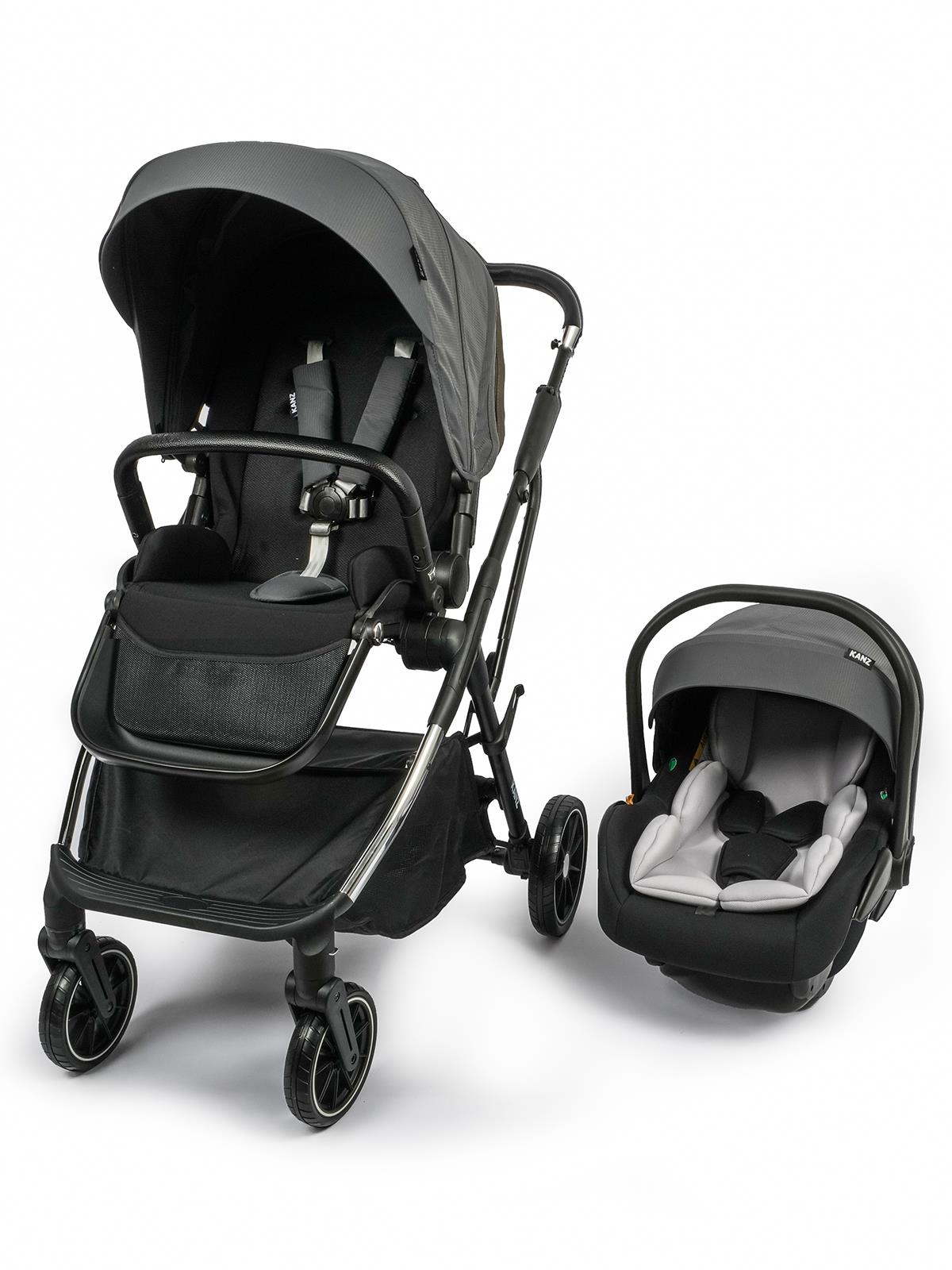 Kanz Thunder Travel Sistem Bebek Arabası - Gri