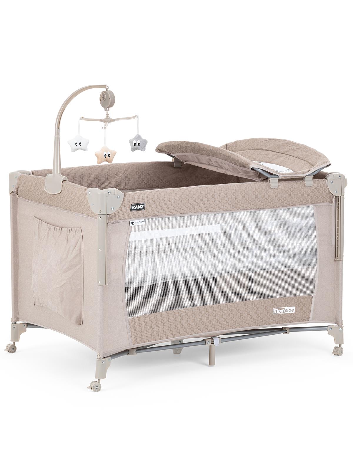 Kanz Momside Anne Yanı Oyun Parkı 70*110 Cm - Bej