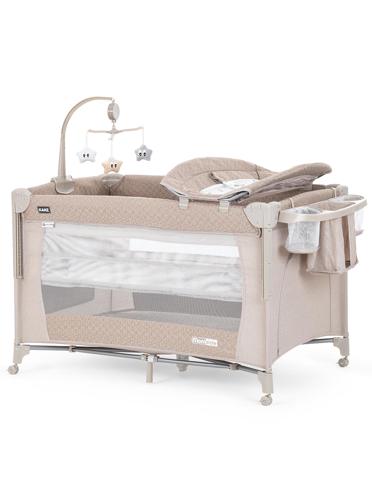 Kanz Momside Anne Yanı Oyun Parkı 70*110 Cm - Bej