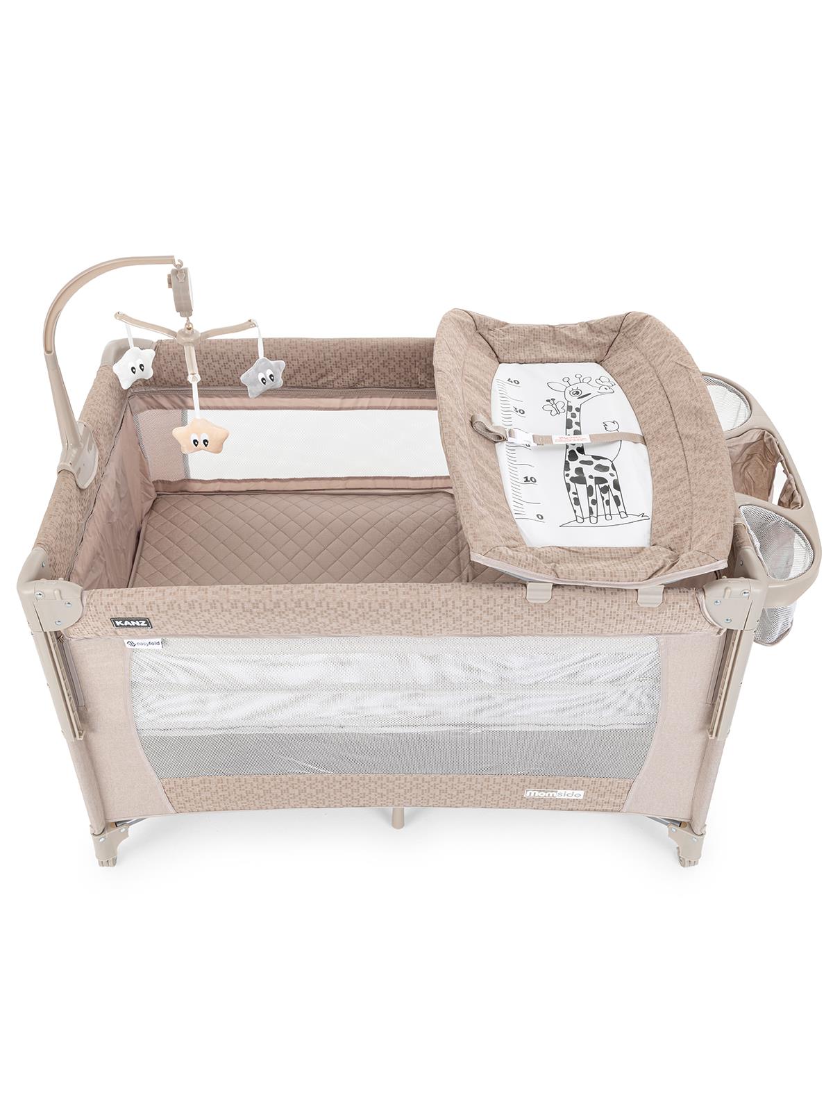 Kanz Momside Anne Yanı Oyun Parkı 70*110 Cm - Bej