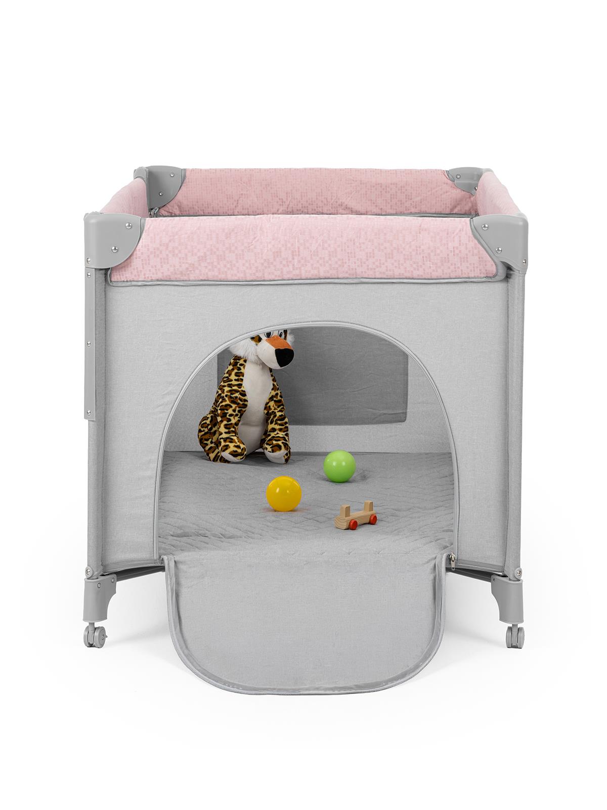 Kanz Momside Anne Yanı Oyun Parkı 70*110 Cm - Pembe